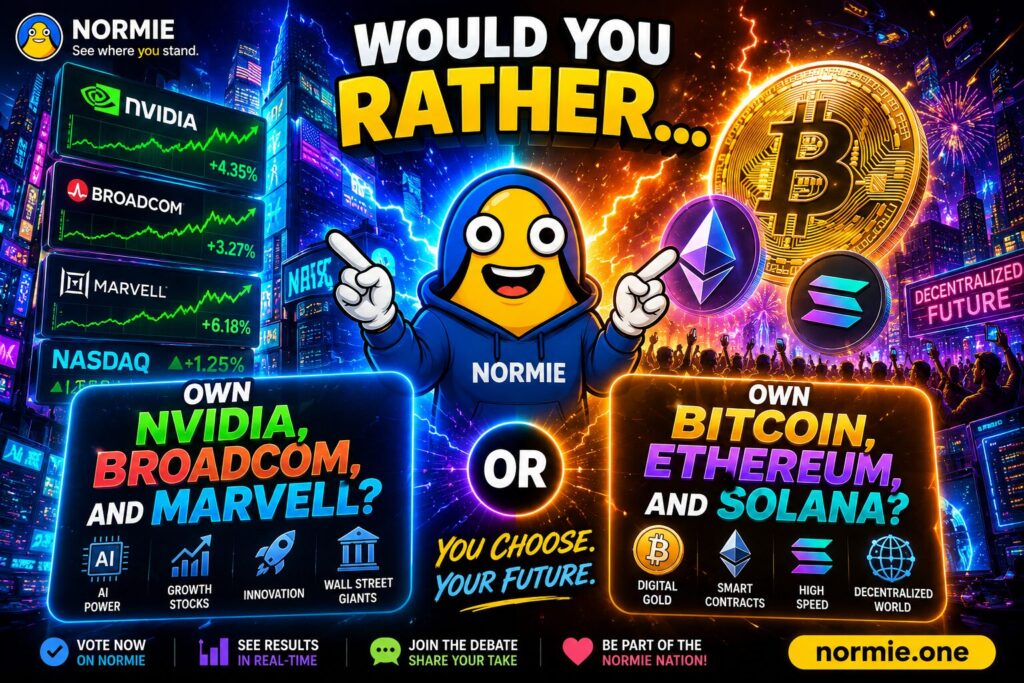Would You Rather Tech Stocks or Crypto Normie
